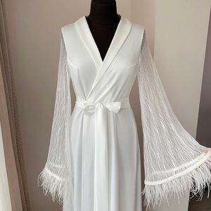 Long Bridal Robe